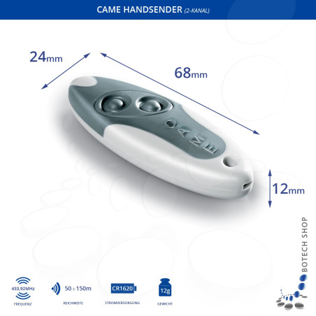 3 Stck. Handsender CAME TAM-432SA